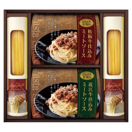 美食ファクトリー 松阪牛･近江牛仕込みごろごろミートソースセット  ／パスタ 麺類 食品 お中元 御中元 ギフト 夏ギフト 暑中見舞 残暑見舞 時期 いつ お礼 お返し グルメ のし お盆 初盆 新盆 お供 御供 ギフト 2026 送料無料 ギフト プレゼント プチギフト 内祝い 快気祝い 出産祝い 結婚祝い 引出物 新築祝い お返し