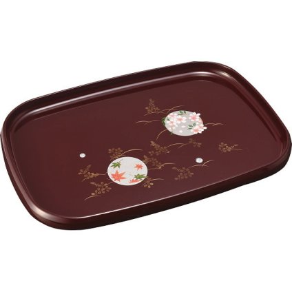 紀州塗 紀州塗 円華 １３寸 信貴長手盆 [26-0216-098] ２２０４０９６ プレミアムギフト 贈り物 お祝い ユリア樹脂 日本製 内祝い 出産内祝い 結婚内祝い 快気祝い 新築祝い お返し 贈り物 プレゼント ギフト