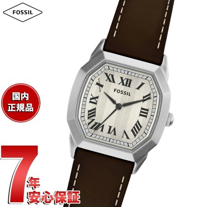 フォッシル FOSSIL 腕時計 メンズ HARLOW アナログ ブラウン レザーウォッチ FS6214【2026 新作】
