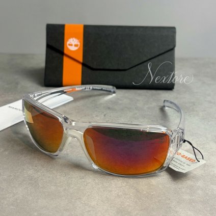 【中古】【海外直輸入USED品】【新古品・未使用品】Timberland ティンバーランド TB9332 26D クリア 偏光レンズ ラップスタイル サングラス メガネ 眼鏡 スポーツ・アウトドア向け