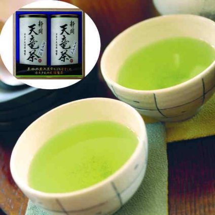 天皇杯受賞 農林水産大臣賞 カネタ太田園 静岡茶 天竜茶 木箱入り 煎茶 神緑 清緑 150g 2本 詰め合わせ セット 高級 日本茶 緑茶 お茶 銘茶 ギフト 贈答 贈り物 プレゼント 内祝 御祝 御礼 お返し お中元 お歳暮