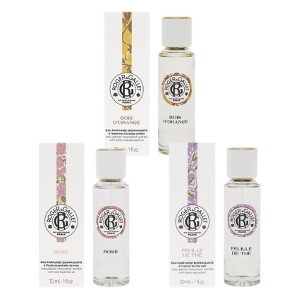 ロジェガレ オ パフュメ オードトワレ 3個セット オランジュ+テ +ローズ 30mlx3  |  Roger & Gallet  香水（レディース） 美容グッズ コスメ化粧品 誕生日 クリスマス ホワイトデー 結婚記念日 ウエディングギフト 母の日 送別会 バレンタインデー 女性 彼女 妻奥さん 母お母