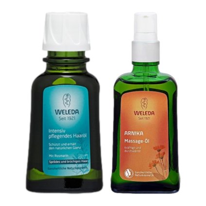 ヴェレダ オーガニック ヘアオイル 50ml とアルニカ マッサージオイル 100ml 海外仕様パッケージ(ポンプ付）のセット    |  激安  WELEDA  ヘアオイル 美容グッズ コスメ化粧品 誕生日 クリスマス ホワイトデー 結婚記念日 ウエディングギフト 母の日 送別会 バレンタインデ