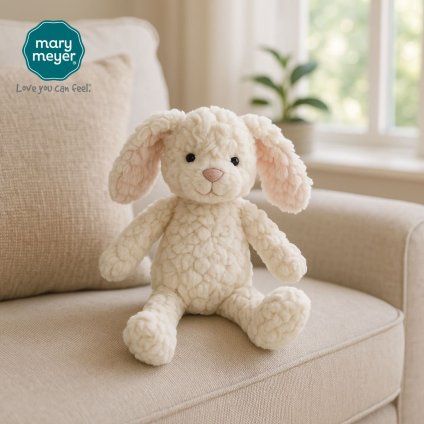 メリーマイヤー パティ クリームバニー 19cm ウサギ | ぬいぐるみ ナチュラルカラー 動物 どうぶつ ファーストトイ ベビー 赤ちゃん こども Mary Meyer Putty 正規輸入品