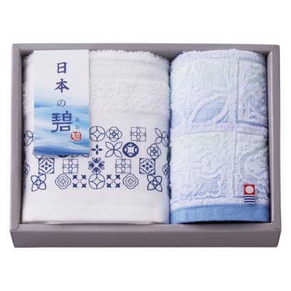 日本の碧 タオルセット  ／タオル 日用品・ヘルスケア お中元 御中元 ギフト 暑中 残暑 お盆 初盆 新盆 お供 御供 ギフト 2026 送料無料 ギフト プレゼント プチギフト 内祝い 快気祝い 出産祝い 結婚祝い 引出物 新築祝い お返し