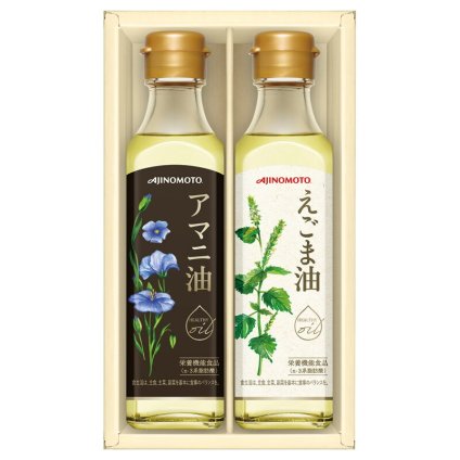 実りの秋の贈り物 えごま油&アマニ油ギフト 味の素 えごま油･アマニ油（各180g）×各1