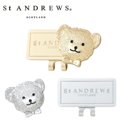 セント アンドリュース ゴルフ テディベアフェイスマーカー St ANDREWS 042-6984322 お誕生日祝い お祝い 記念品 お父さん 父の日 彼氏 男性 30代 40代 50代 60代 母の日 お母さん 還暦祝い 敬老の日 彼女 人気プレゼント プレゼント