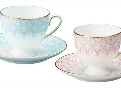 送料無料　ナルミ　オーロラ　ペアティー・コーヒーセット 97104-20861 内祝い 結婚式 記念品 プレゼント 内祝 出産内祝い 
