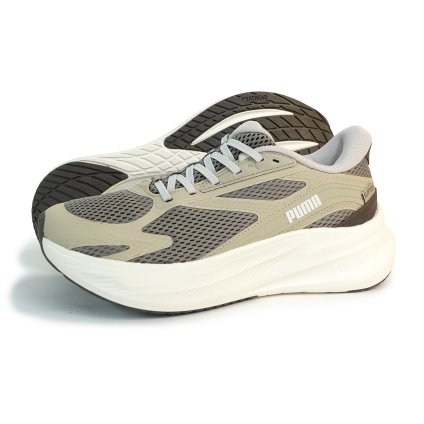プーマ PUMA スニーカー メンズ マックスストライド ライト LS イーズイン ランニングシューズ 314049-05  ベージュ系