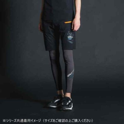 アイズフロンティア 冷感 コンプレッションタイツ 接触冷感 遮熱 UVカット 吸汗速乾 インナー タイツ スパッツ スポーツ ゴルフ ランニング メンズ 作業着 ワークウェア 伸縮 ストレッチ ヴェイパーグレー Lサイズ