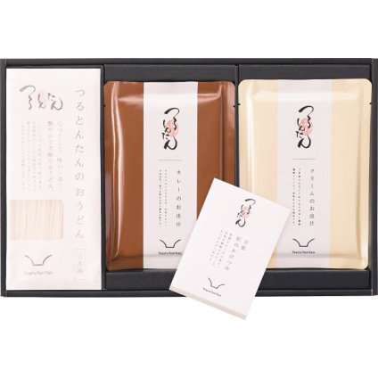 つるとんたん かけ カレー クリームのおうどん 3人前 [26-0477-029] KH-02 乾麺 詰め合わせ 人気うどん かけつゆ カレーだし クリームだし 大阪名物 お中元 お歳暮 ギフト 内祝い お返し 贈り物 プレゼント グルメ