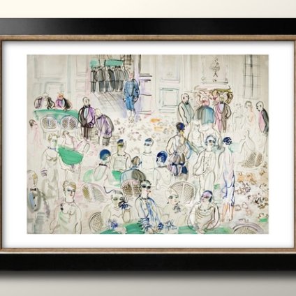 日本製 ラウル デュフィ A3 サイズ ポスター アート おしゃれ 絵画 インテリア 北欧 イラスト マット紙 艶消し アートパネル 額 フレーム デザイン 壁掛け ギフト 新築祝い ディスプレイ  速達 送料無料