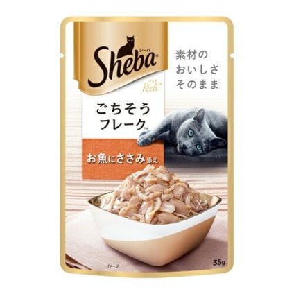 マースジャパンリミテッド ＳＲＩ１０３ シーバ　リッチ　ごちそうフレーク　お魚にささみ添え  ３５ｇ