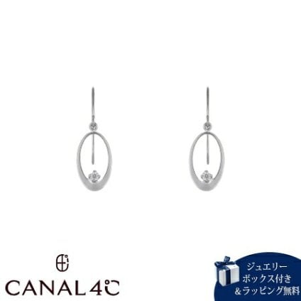 【無料ラッピング】 カナルヨンドシー Canal 4℃ カナル4℃ ピアス プラチナ EARFLOW 揺れる シンプル シンセティックモアサナイト レディース ブランド 正規品 新品 ギフト プレゼント 人気 おすすめ 誕生日 記念日 クリスマス 送料無料 4cc522331
