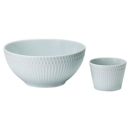さざなみ 爽麺セット ブルーホワイト  ／スープボウル・カップ 食器 キッチン用品 お中元 御中元 ギフト 暑中 残暑 お盆 初盆 新盆 お供 御供 ギフト 2026 送料無料 ギフト プレゼント プチギフト 内祝い 快気祝い 出産祝い 結婚祝い 引出物 新築祝い お返し