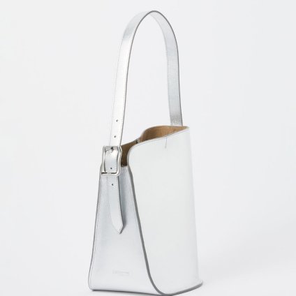 ジェイアンドエムデヴィッドソン J&M DAVIDSON LMQB 0XX MCXX ハンドバッグ レディース バッグ ミニ クイバー バケット バケットバッグ レザー 肩掛け 鞄 プレゼント ギフト シンプル MINI QUIVER BUCKET シルバー