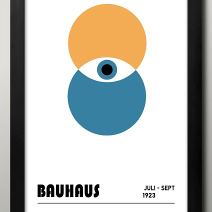 日本製 バウハウス BAUHAUS ミッドセンチュリー A3 サイズ ポスター アート おしゃれ 絵画 インテリア 北欧 イラスト マット紙 艶消し アートパネル 額 フレーム デザイン 壁掛け ギフト 新築祝い ディスプレイ  速達 送料無料