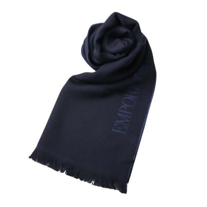 EMPORIO ARMANI エンポリオアルマーニ マフラー 625007-cc307-18935 メンズ NAVY BLU CINA マフラー