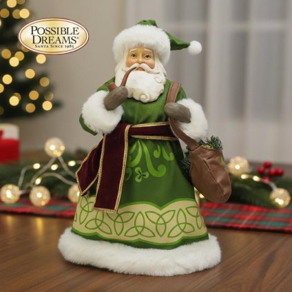 Santy 26.6cm | サンタ サンタクロース 人形 置物 フィギュア クリスマス ホリデー Possible Dreams 正規輸入品