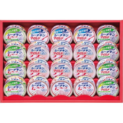 はごろもフーズ はごろも シーチキンギフト [26-0474-046] SET-50B マイルド Lフレーク オイル不使用 食塩不使用 詰め合わせ 缶詰 セット ギフト 内祝い