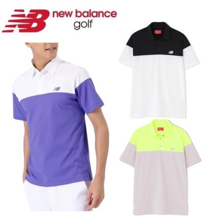 ニューバランス ゴルフ メンズ シャツ 半袖 カラーシャツ New Balance Golf 012-6168001 2026年春夏モデル お祝い 記念品 お父さん 父の日 彼氏 男性 30代 40代 50代 60代  還暦祝い 敬老の日 人気プレゼント プレゼント