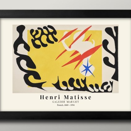 日本製 アンリ マティス マチス A3 サイズ ポスター アート おしゃれ 絵画 インテリア 北欧 イラスト マット紙 艶消し アートパネル 額 フレーム デザイン 壁掛け ギフト 新築祝い ディスプレイ  速達 送料無料