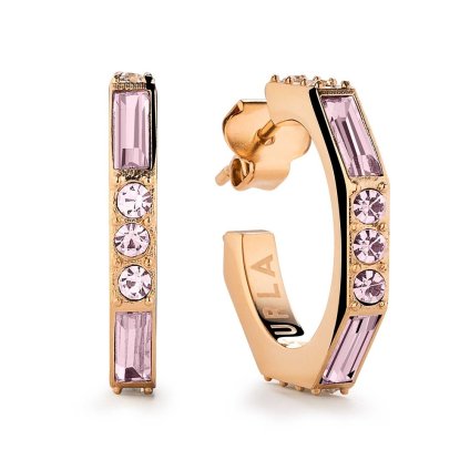フルラ ジュエリー ファッション ピアス ブランド スタッド 両耳ピアス スパークリング ピンクゴールド ステンレス ピンク クリスタル アクセサリー デート パーティ 結婚式 記念日 サプライズ ご褒美 ギフト 誕生日プレゼント 並行輸入品 ランキング お祝い 成人 卒業 入学