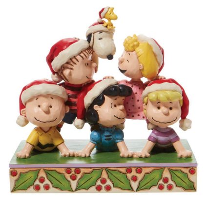ピーナッツ クリスマス ピラミッド 16.5cm クリスマス | ジムショア グッズ フィギュア 人形 置物 彫刻 Jim Shore 正規輸入品