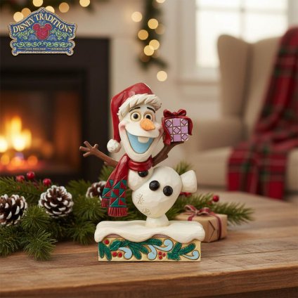 オラフ パーソナリティ ポーズ 11.8cm クリスマス アナと雪の女王 | ディズニー トラディションズ ジムショア グッズ フィギュア 人形 置物 彫刻 Jim Shore 正規輸入品