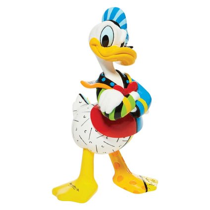 ロメロ ブリット Romero Britto ディズニーブリット Disney by Britto ドナルドダック スタンディング フィギュア 置物 人形 6008527 インテリア