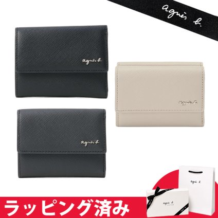 アニエスベー 財布 三つ折り メンズ 牛革 Simon ギフト agnesb.VOYAGE ボヤージュ