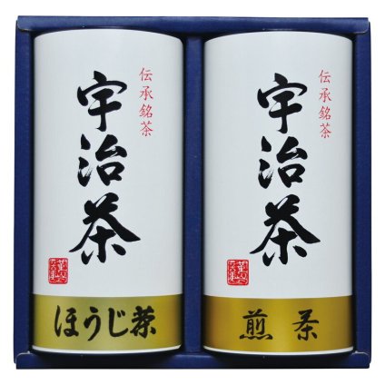 実りの秋の贈り物 宇治茶詰合せ（伝承銘茶） 煎茶（100g）･ほうじ茶（50g）×各1