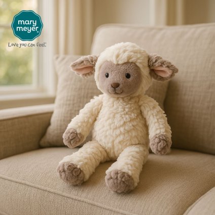 メリーマイヤー パティ ナーサリーラム 18cm ひつじ | ぬいぐるみ ナチュラルカラー 動物 どうぶつ ファーストトイ ベビー 赤ちゃん こども Mary Meyer Putty 正規輸入品
