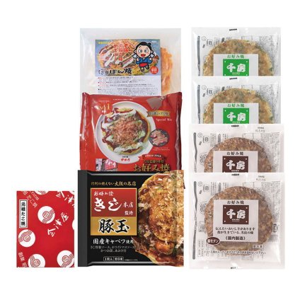 お好み焼きたこ焼きセット[8食] (6604-80) [お中元][お歳暮] ※送料無料(北海道・沖縄・離島への配送不可)