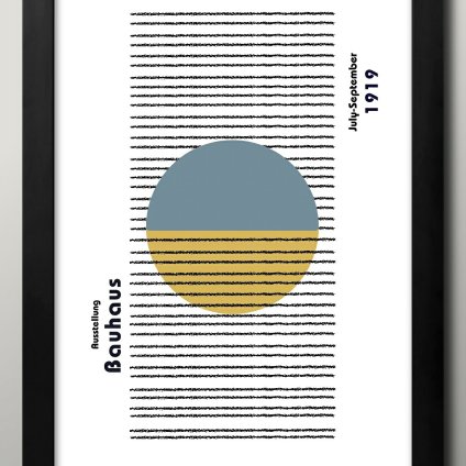 日本製 バウハウス BAUHAUS ミッドセンチュリー A3 サイズ ポスター アート おしゃれ 絵画 インテリア 北欧 イラスト マット紙 艶消し アートパネル 額 フレーム デザイン 壁掛け ギフト 新築祝い ディスプレイ  速達 送料無料