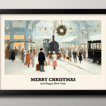 日本製 メリー クリスマス Xmas Christmas サンタクロース ビンテージイラスト A3 サイズ ポスター アート おしゃれ 絵画 インテリア 北欧 イラスト マット紙 艶消し アートパネル 額 フレーム デザイン 壁掛け ギフト 新築祝い ディスプレイ  速達 送料無料