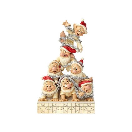 7人の小人(こびと) ホワイトウッドランド 白雪姫 20.3cm | ディズニー トラディションズ ジムショア グッズ フィギュア 人形 置物 彫刻 Jim Shore 正規輸入品