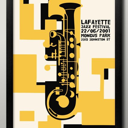 日本製 ジャズ JAZZ 音楽 A3 サイズ ポスター アート おしゃれ 絵画 インテリア 北欧 イラスト マット紙 艶消し アートパネル 額 フレーム デザイン 壁掛け ギフト 新築祝い ディスプレイ  速達 送料無料