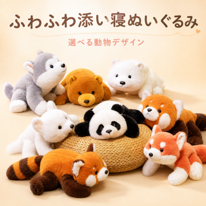 ぬいぐるみ 動物 抱き枕 大きい ふわふわ かわいい 誕生日 プレゼント ギフト