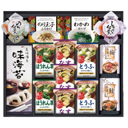 【ギフト対応無料】アマノフリーズドライみそ汁&食卓詰合せ AMB-50 (AMB-50) ※送料無料(北海道・沖縄は除く)