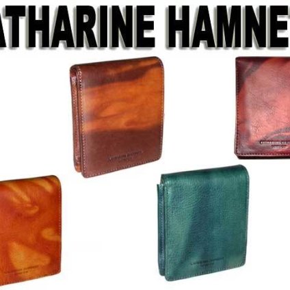 正規品 キャサリンハムネット KATHARINE HAMNETT キャサリンハムネット ロンドン KATHARINE HAMNETT LONDON イタリアベジタブルタンニンレザー 二つ折り財布 490-59200 sanyo06 旅行 ギフト
