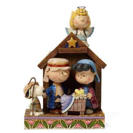 ピーナッツ クリスマス 仮装 ナティビティ 19cm クリスマス | ジムショア グッズ フィギュア 人形 置物 彫刻 Jim Shore 正規輸入品