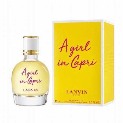 ランバン ア・ガール・イン・カプリ オードトワレ  90ml  |  激安  LANVIN  香水（レディース） 美容グッズ コスメ化粧品 誕生日 クリスマス ホワイトデー 結婚記念日 ウエディングギフト 母の日 送別会 バレンタインデー 女性 彼女 妻奥さん 母お母さん 女友達
