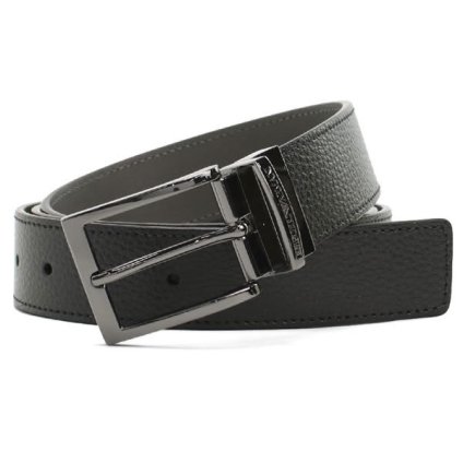EMPORIO ARMANI エンポリオアルマーニ ベルト Y4S195 YLO8J 80740 ブラック NERO-GRIGIO