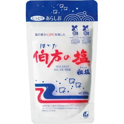 【直送】伯方の塩 スタンドパック [26-0558-045] 200g しお 塩 食塩 調味料 チャック付き 保存に便利 スタンドパック 国産 国内産 国産塩 ギフト プレゼント 景品 内祝い お返し お中元 お歳暮 贈り物