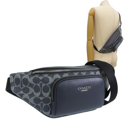 コーチ COACH ショルダーバッグ ボディバッグ アウトレット PVC レザー RCR SM CLR SIG CEB24 SVDY7 デニム