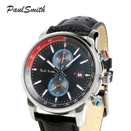 ポールスミス Paul Smith 腕時計 メンズ クロノグラフ 革ベルト 本革レザーベルト クラシック ブランド 人気 ウォッチ ギフト プレゼント PS0110019