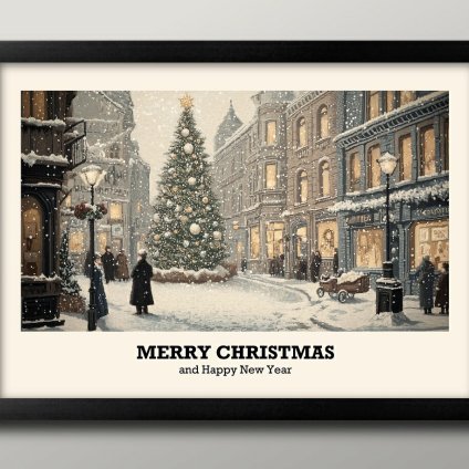 日本製 メリー クリスマス Xmas Christmas サンタクロース ビンテージイラスト A3 サイズ ポスター アート おしゃれ 絵画 インテリア 北欧 イラスト マット紙 艶消し アートパネル 額 フレーム デザイン 壁掛け ギフト 新築祝い ディスプレイ  速達 送料無料