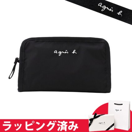 アニエスベー ポーチ ウィメンズ 撥水ナイロン トラベル ギフト agnesb.VOYAGE ボヤージュ