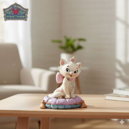 マリー ミニ 6cm おしゃれキャット | ディズニー トラディションズ ジムショア グッズ フィギュア 人形 置物 彫刻 Jim Shore 正規輸入品